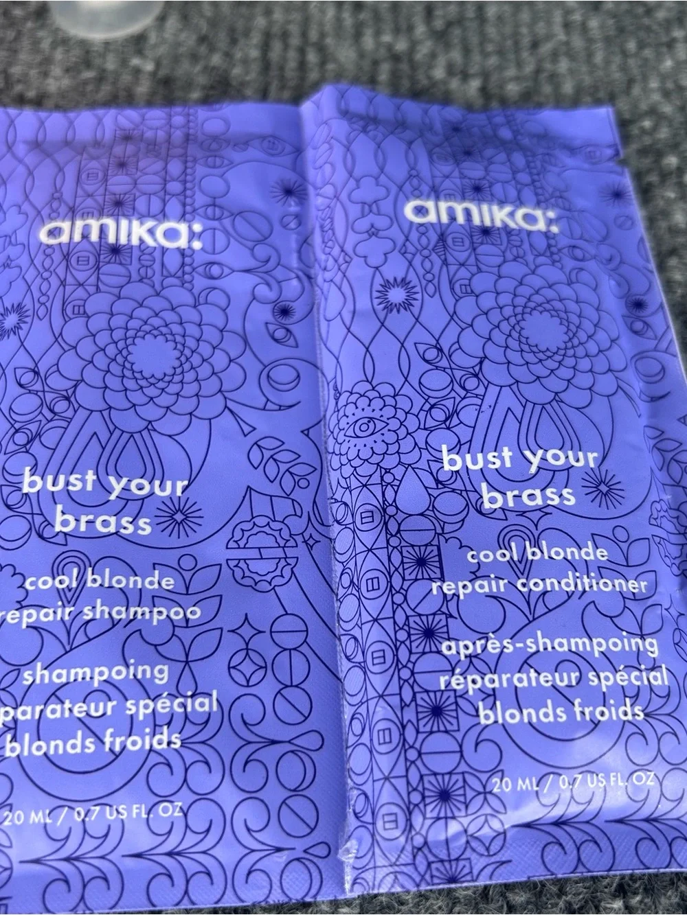 AMIKA Haircare Travel Bundle ~ Shampoo, Conditioner, Nourishing & Shine Masks